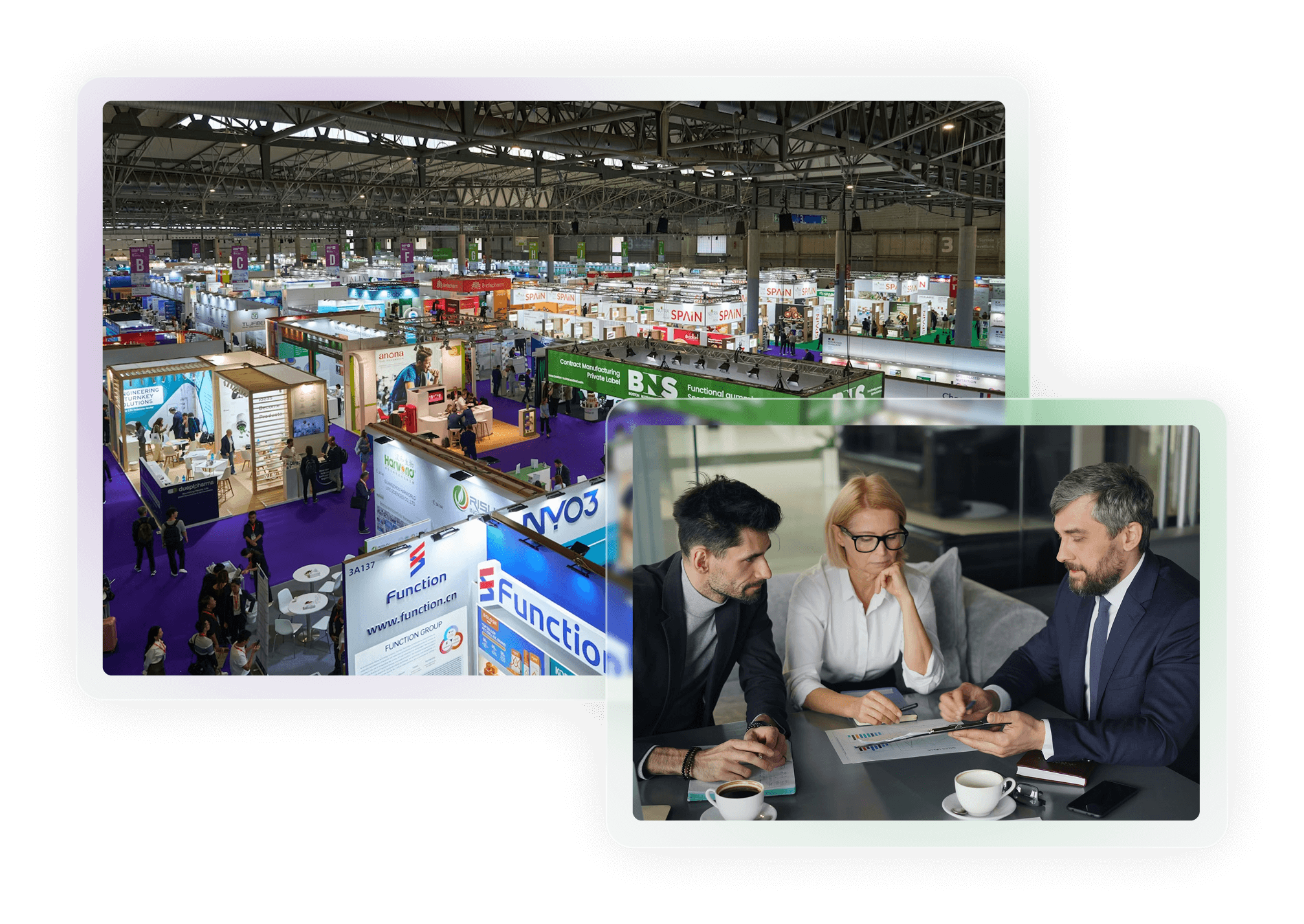 B2B / Trade PR Reporting illustration